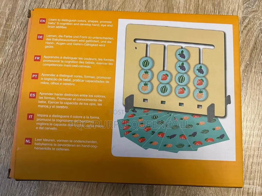 Four Colour Educational Wooden Logic Intelligence Toy