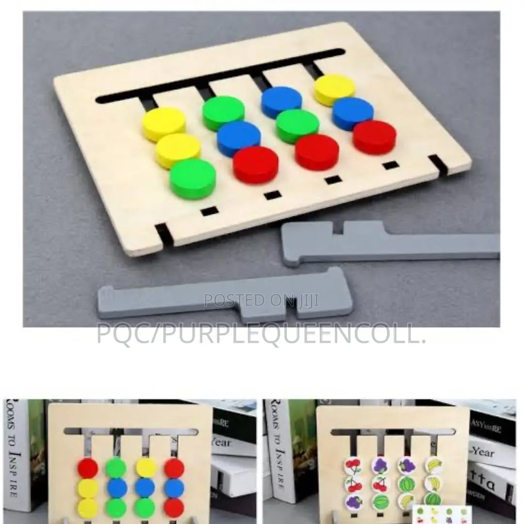 Four Colour Educational Wooden Logic Intelligence Toy