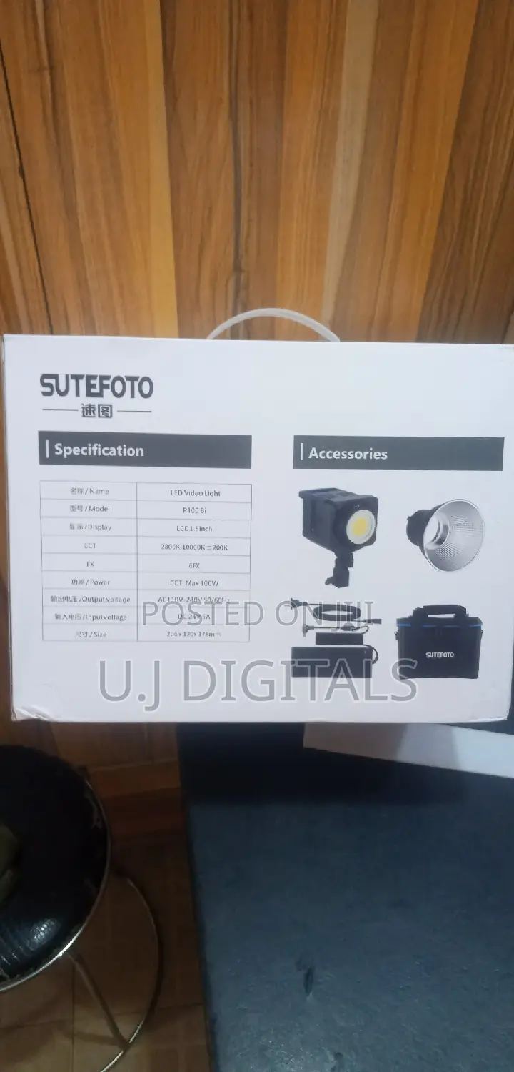 Sutofoto P100bi Professional Led Video Light