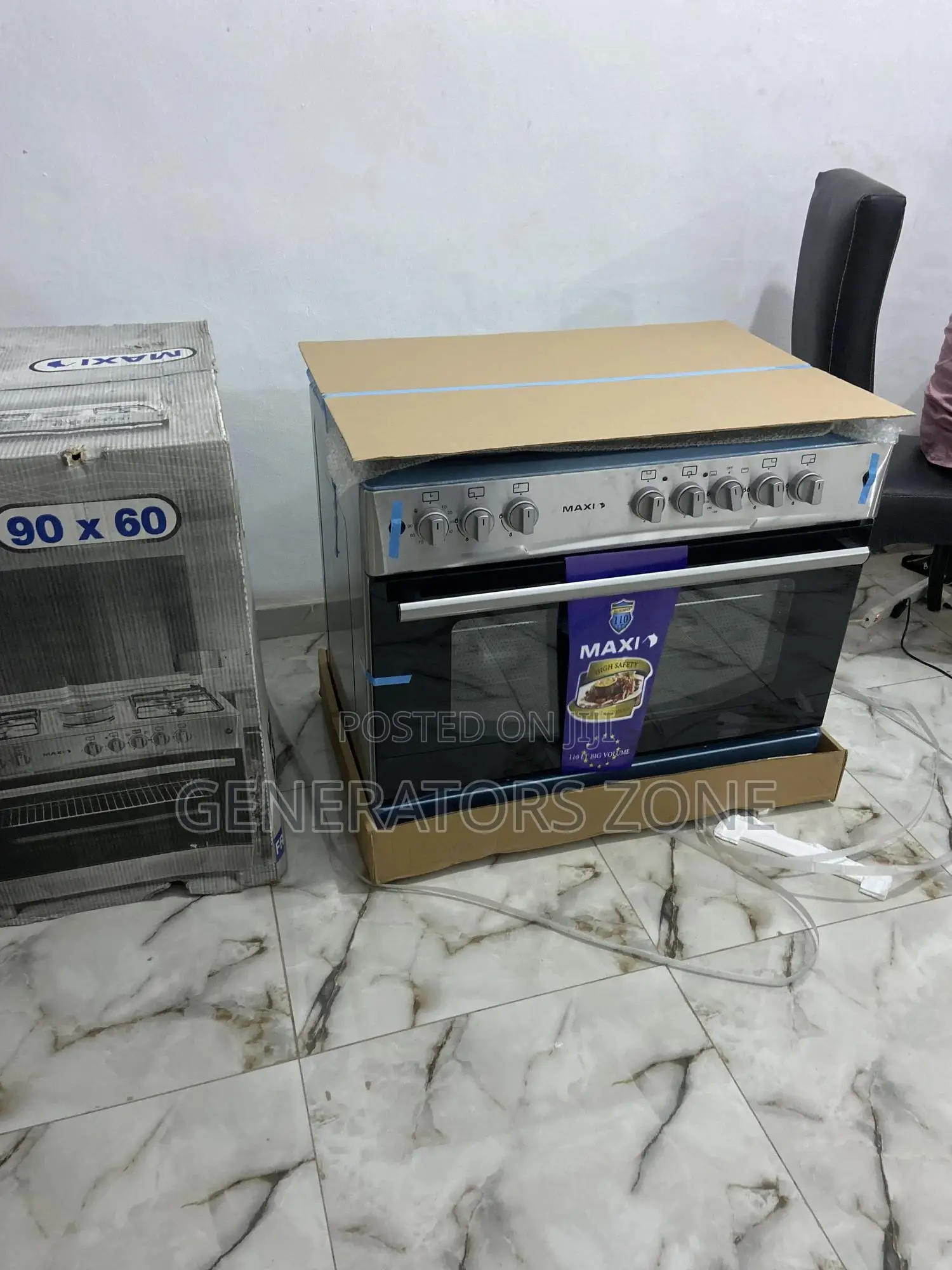 Reliable Maxi 4gas+2eletric Burner Cooker+Oven+Oven Lamp