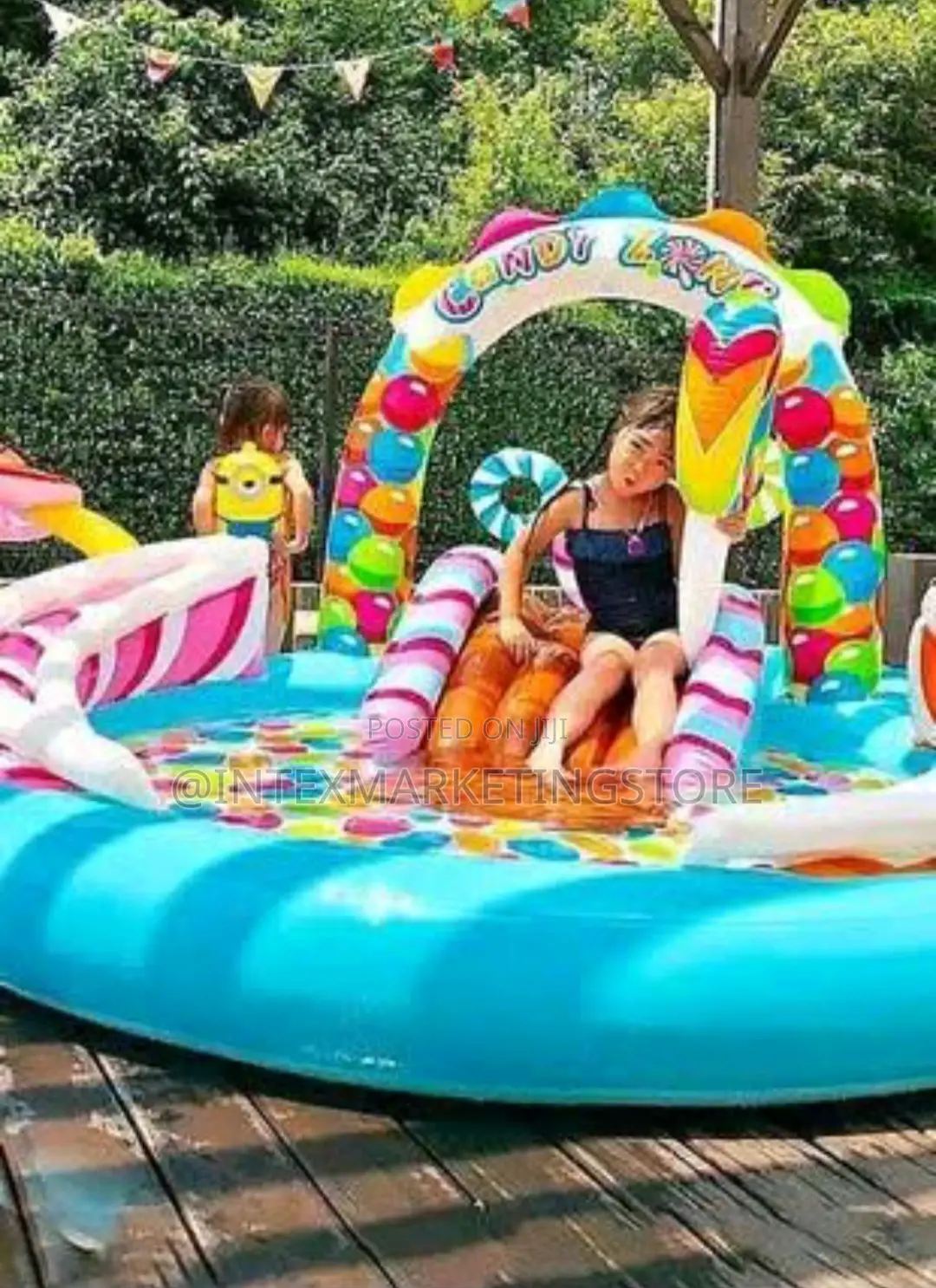 Intex Candy Zone Centre Pool 9'8"X6'3"X4'3" With 6 Balls