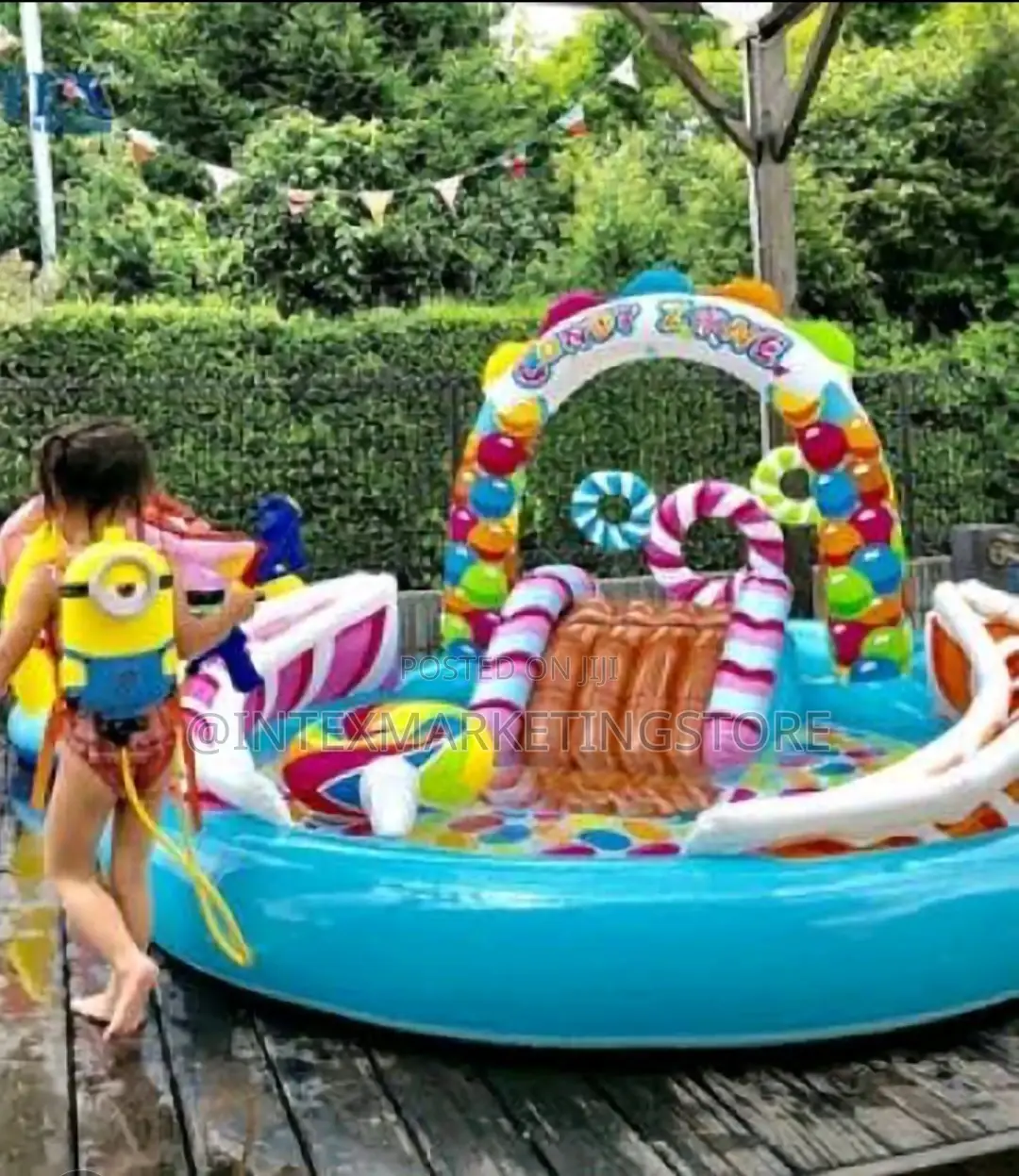 Intex Candy Zone Centre Pool 9'8"X6'3"X4'3" With 6 Balls