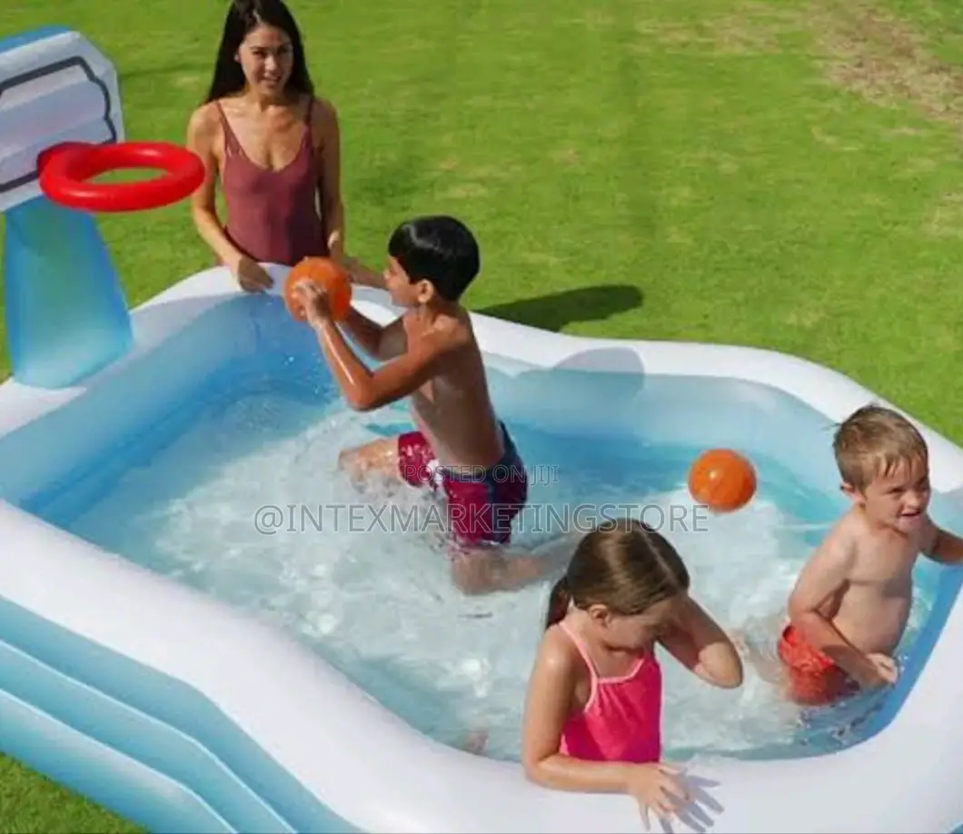 INTEX Swim Center Shootin Hoops Family Pool,