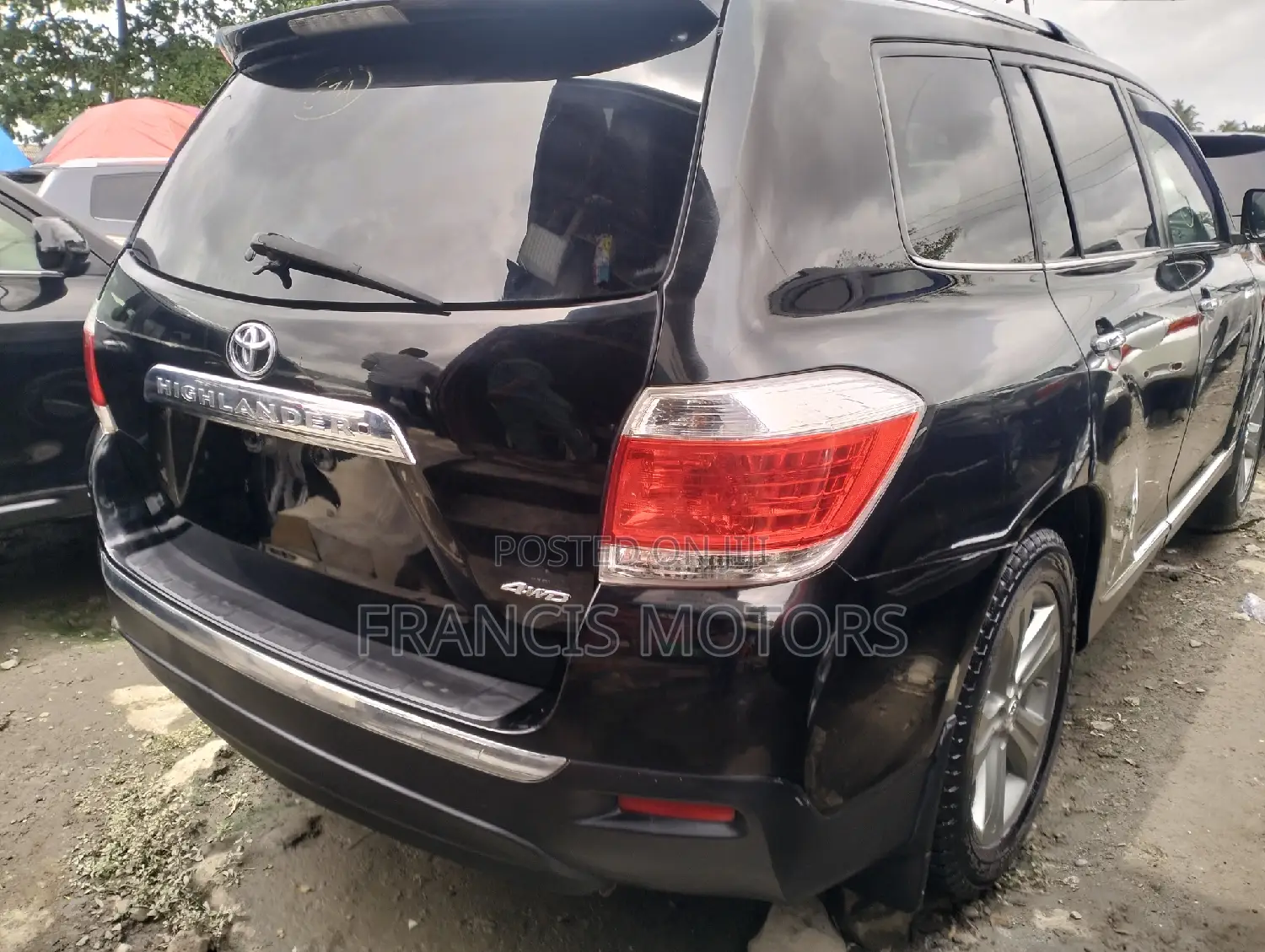 Toyota Highlander Limited 3.5l 4WD 2013 Black