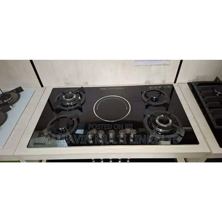 5 Burner Electric and Gas in-Built Cookers