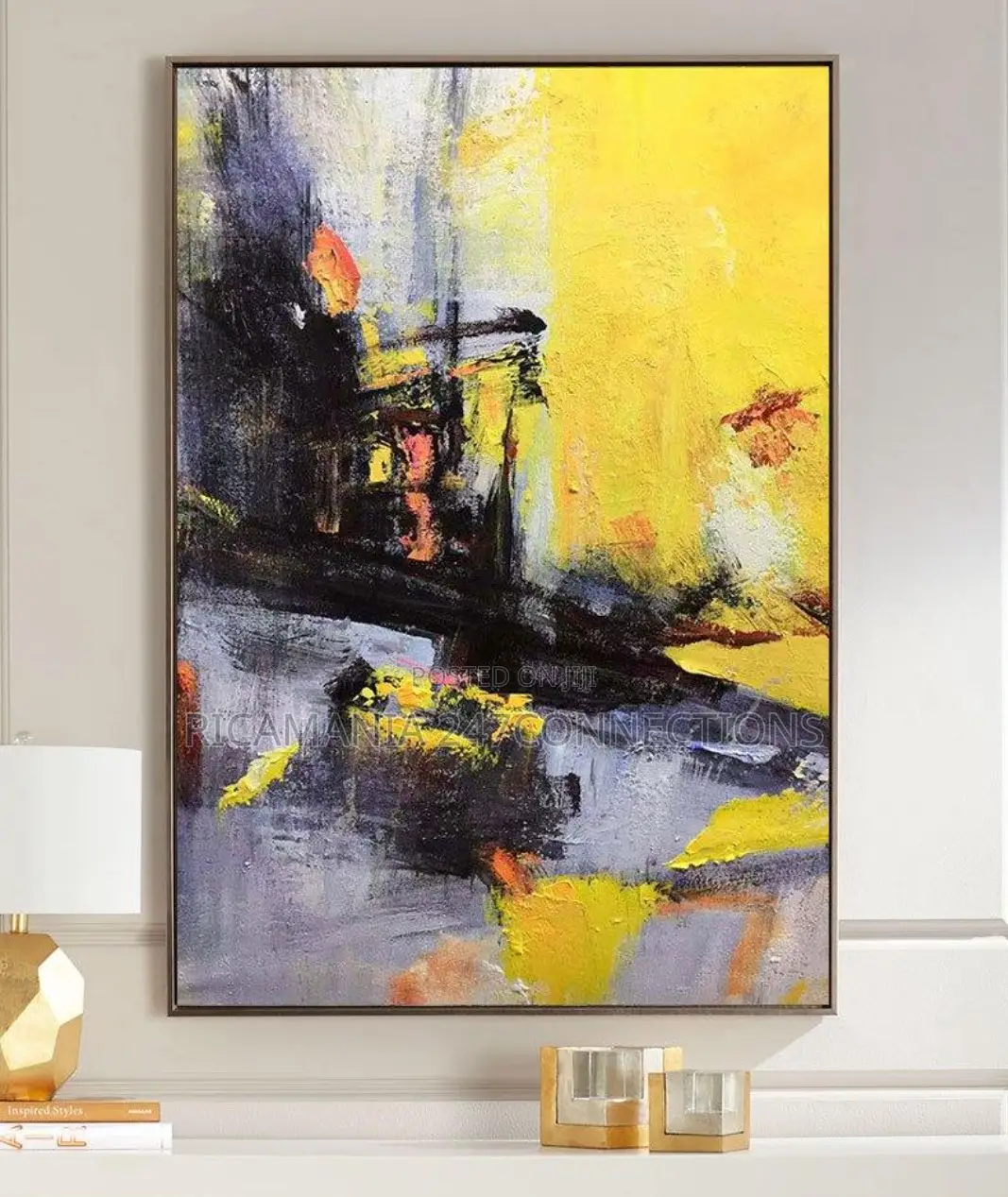 3by4 Feet Oil Paint Canvas Print