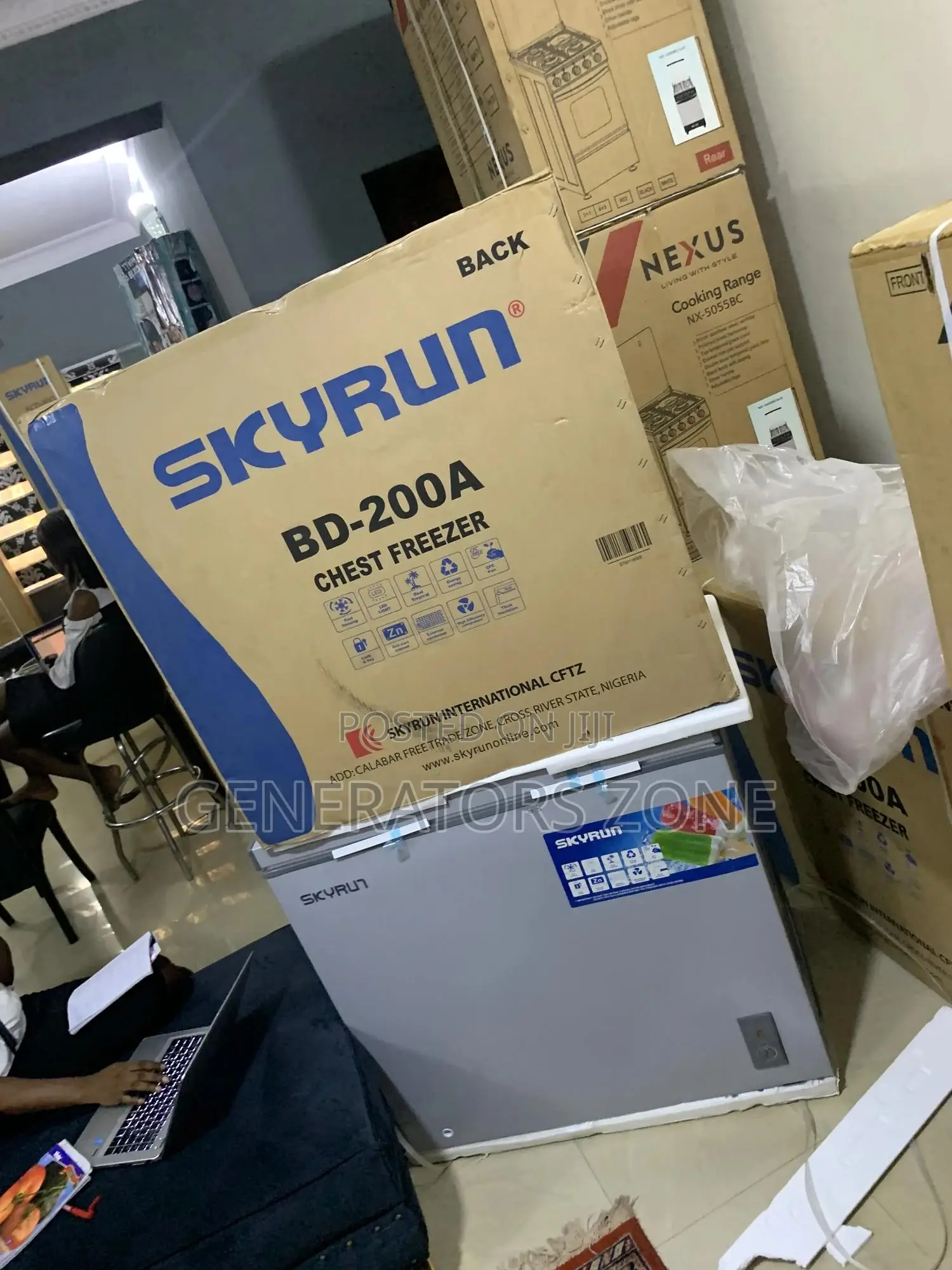 Energy Saving Skyrun Single Door Chest Freezer