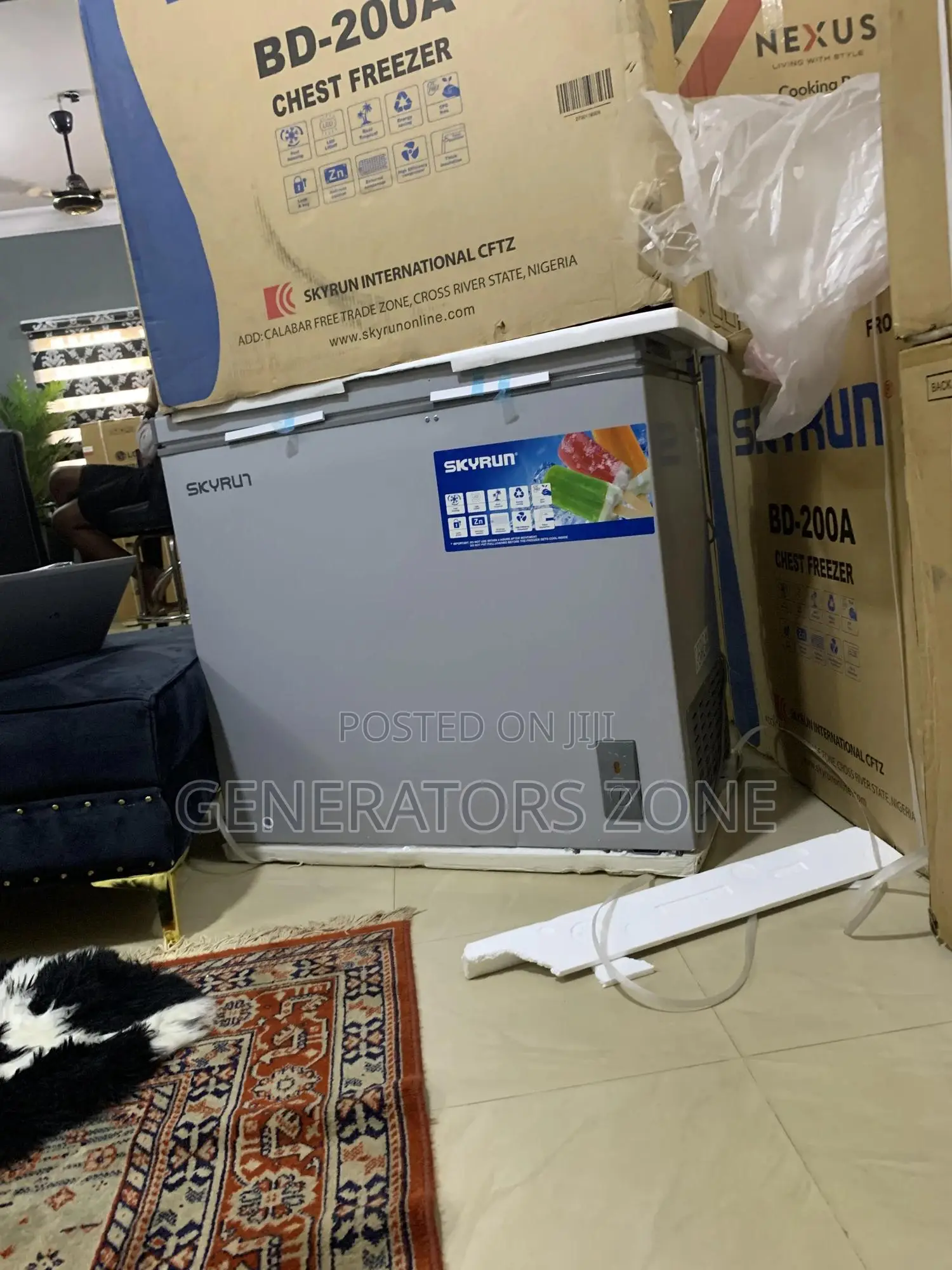 Best Sold Skyrun 200ltr Chest Freezer