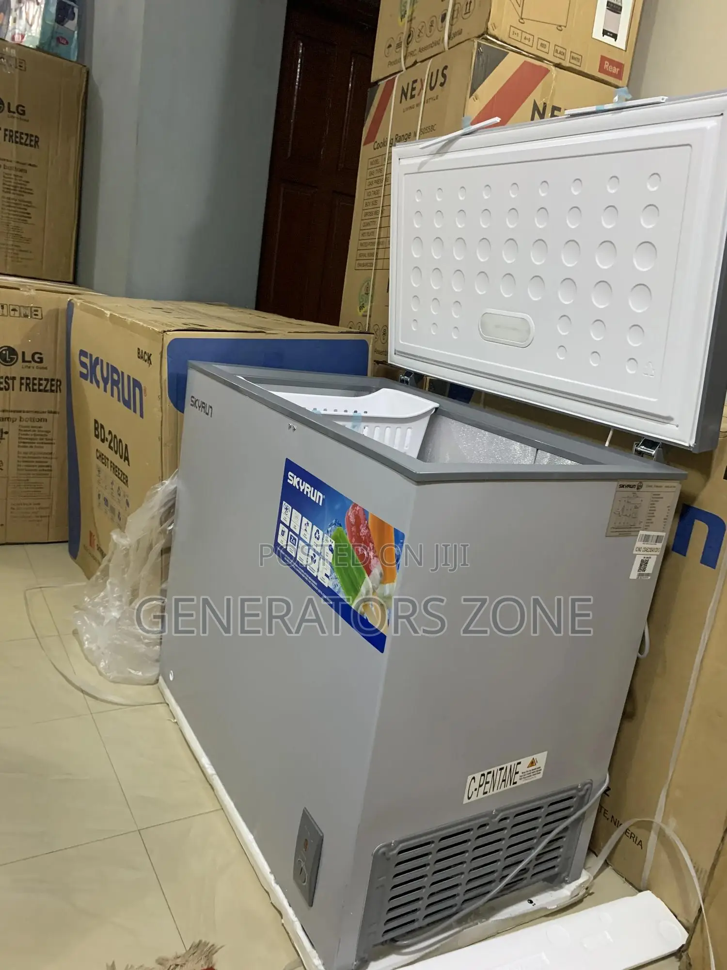 Popular Bd-200a Skyrun Single Door Freezer