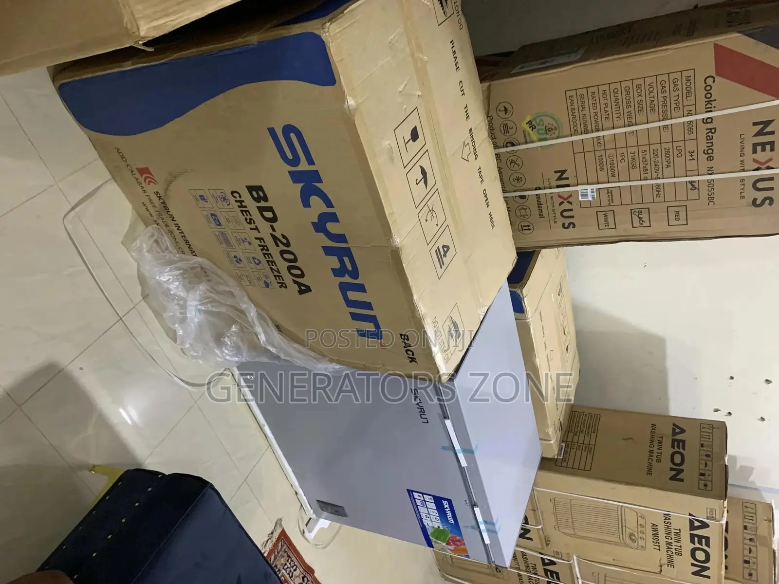 Environment Friendly Skyrun 200ltr Single Door Freezer