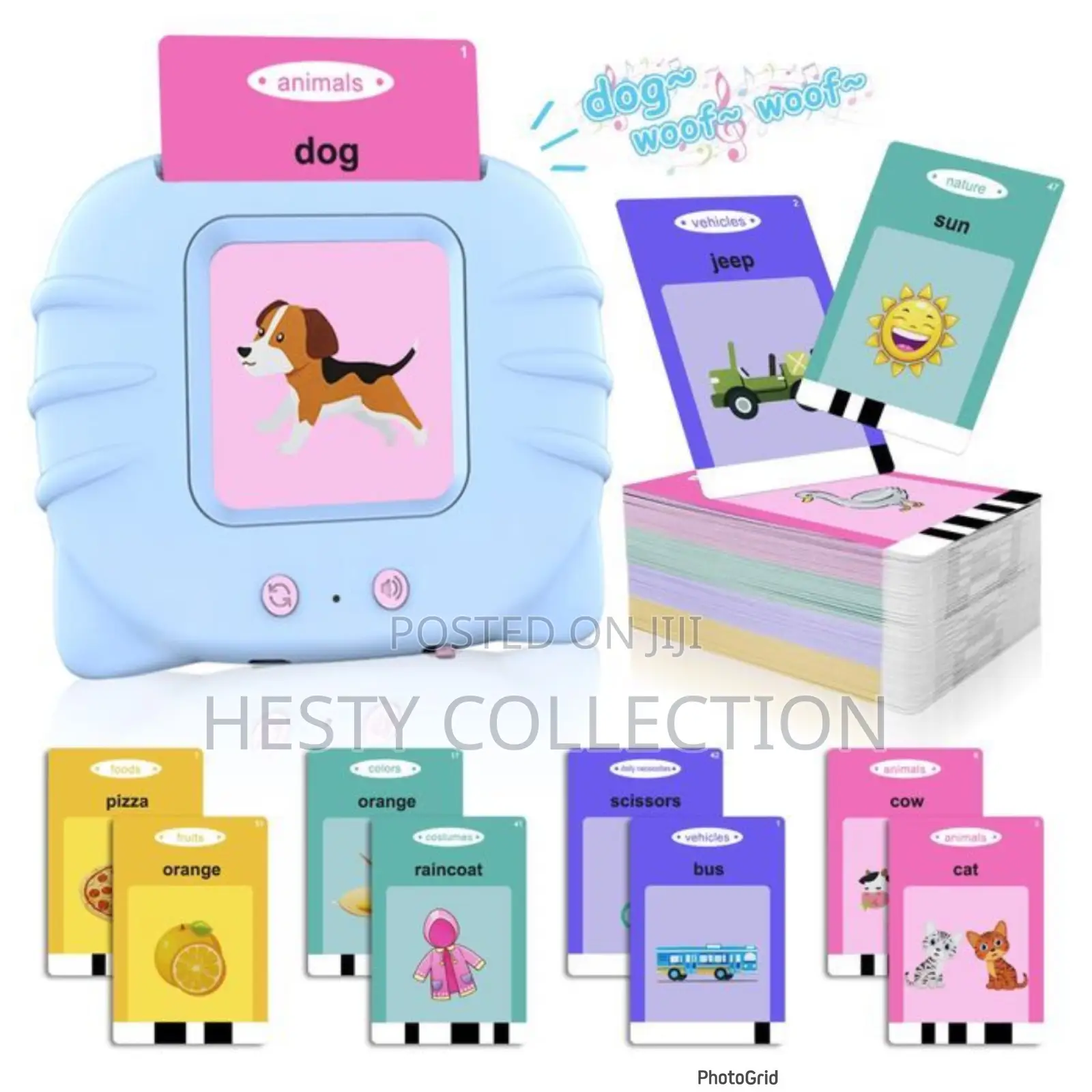 Kids Toy Read Learning Vocabulary Flash Cards 2 - 8 Years