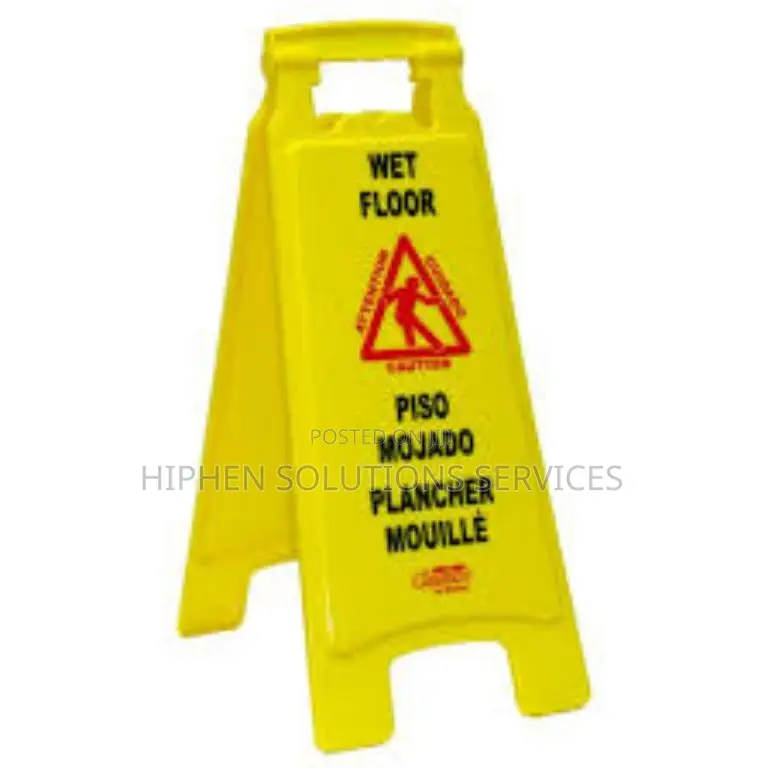 Caution Wet Floor - Floor Stand
