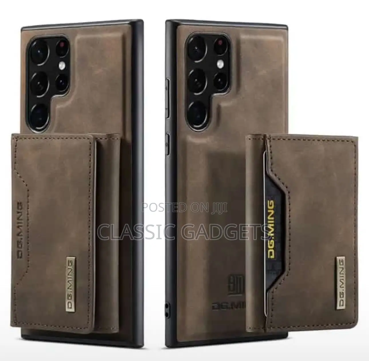 2 in 1 Leather Wallet Back Case for Galaxy S24 Ultra