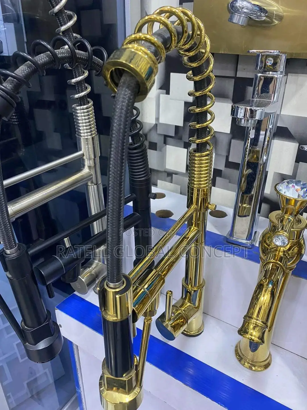 Spring Kitchen Mixer (Hot and Cold Tap)