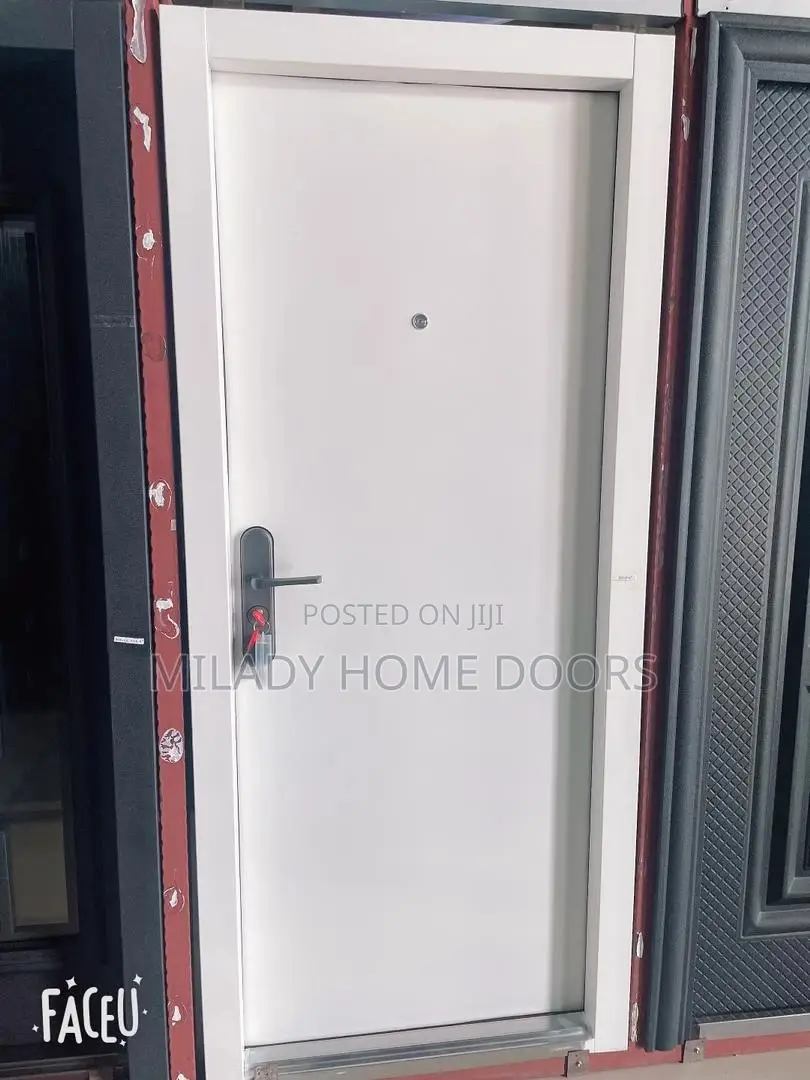 3ft White Jiuhua Security Door