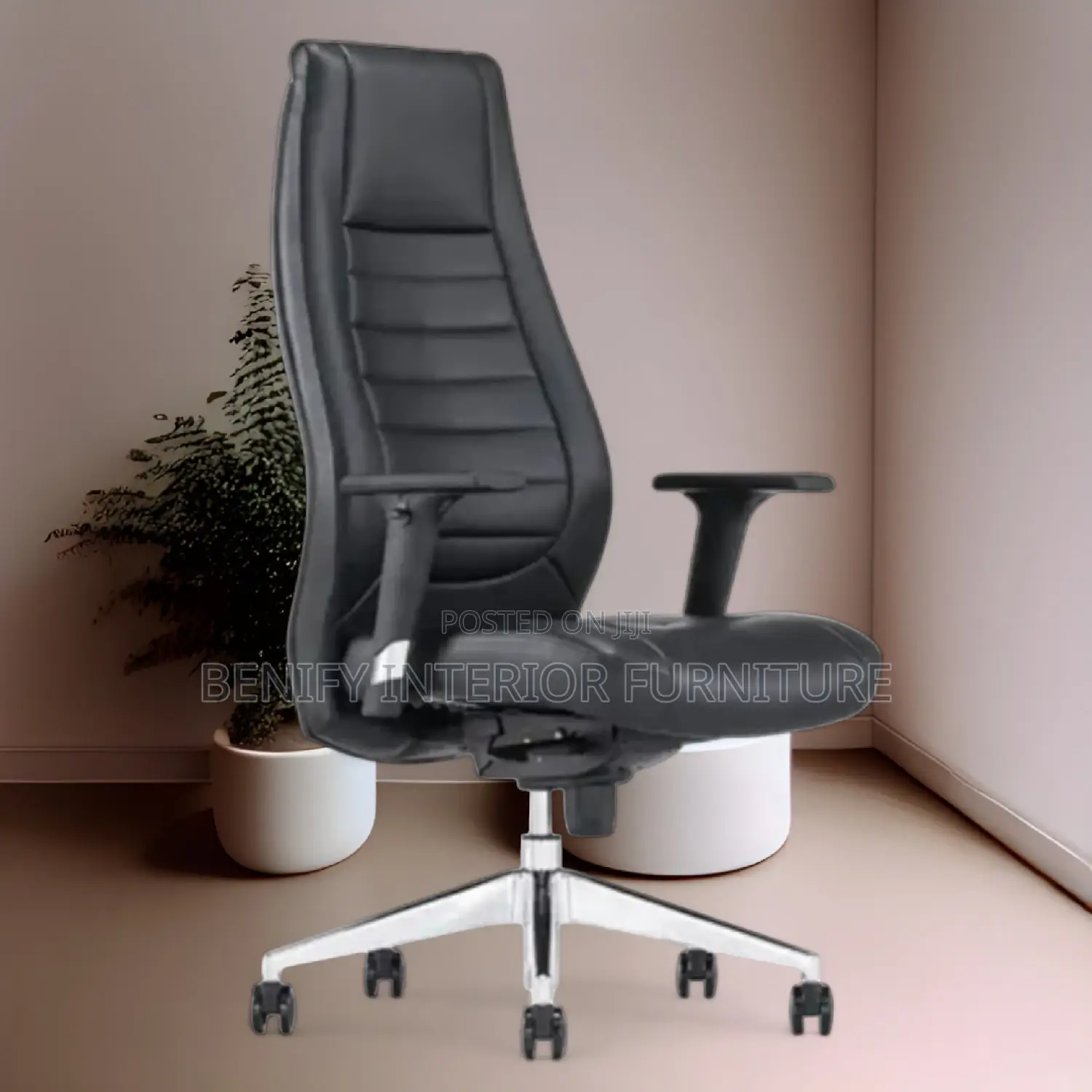 Black Executive Presidential Ergonomic Office Chair