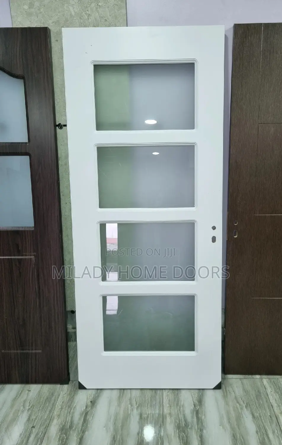 Kitchen/Store/Office/Room Glass Wooden Door