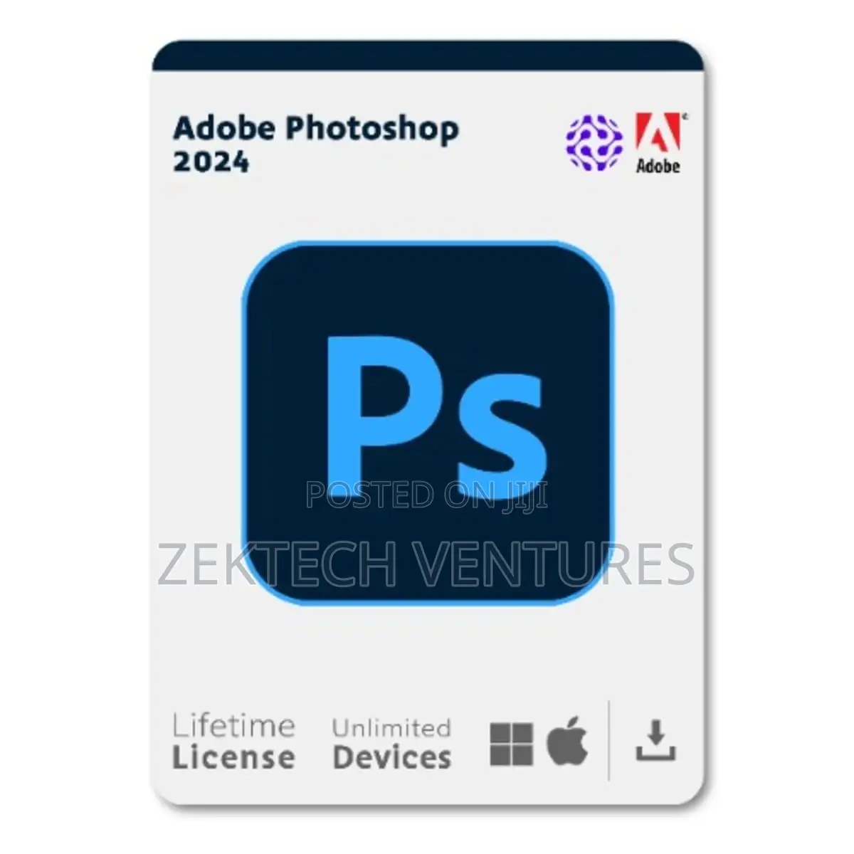 Adobe Photoshop 2024 Lifetime Activated for Windows/Macos