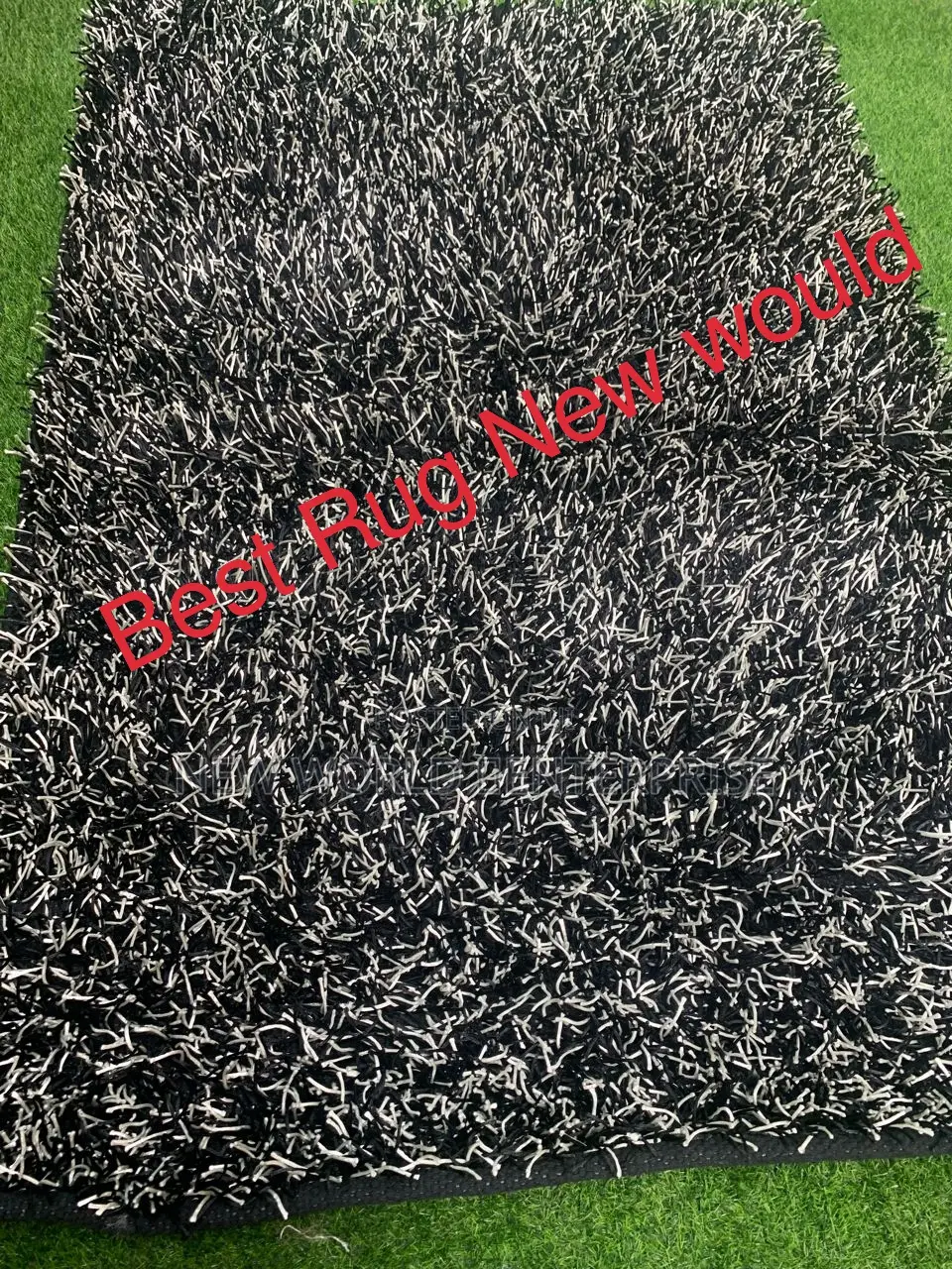 Modern Hand Weaven Indian Poly Shaggy Centre Rug