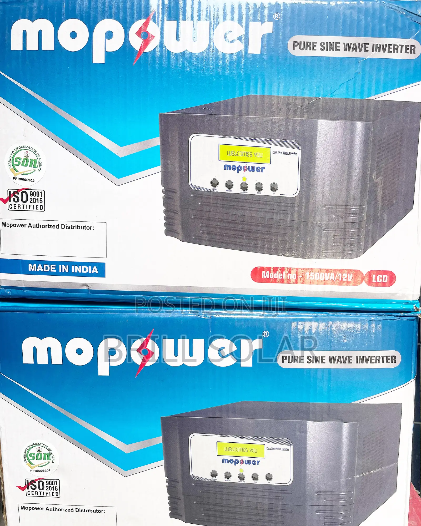 1.5KVA, 12V MOPOWER Pure Sine Wave Inverter