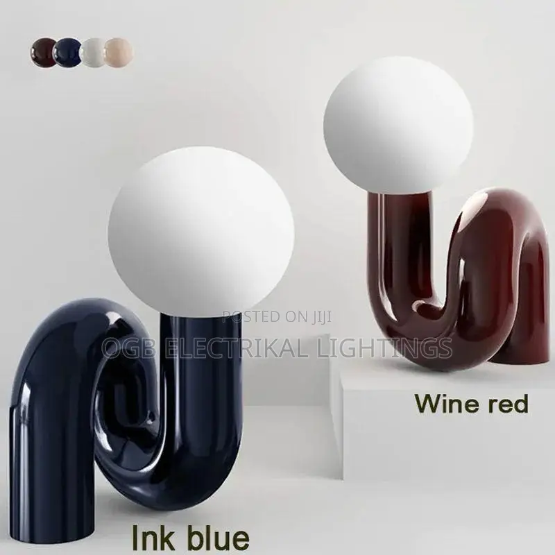Postmodern Glass Ball Table Lamp