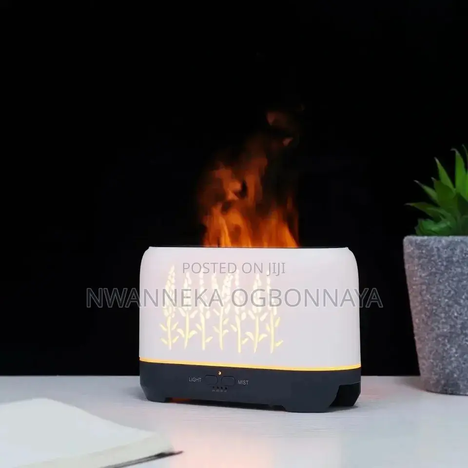 Air Humidifier Flame Aroma Smell Diffuser