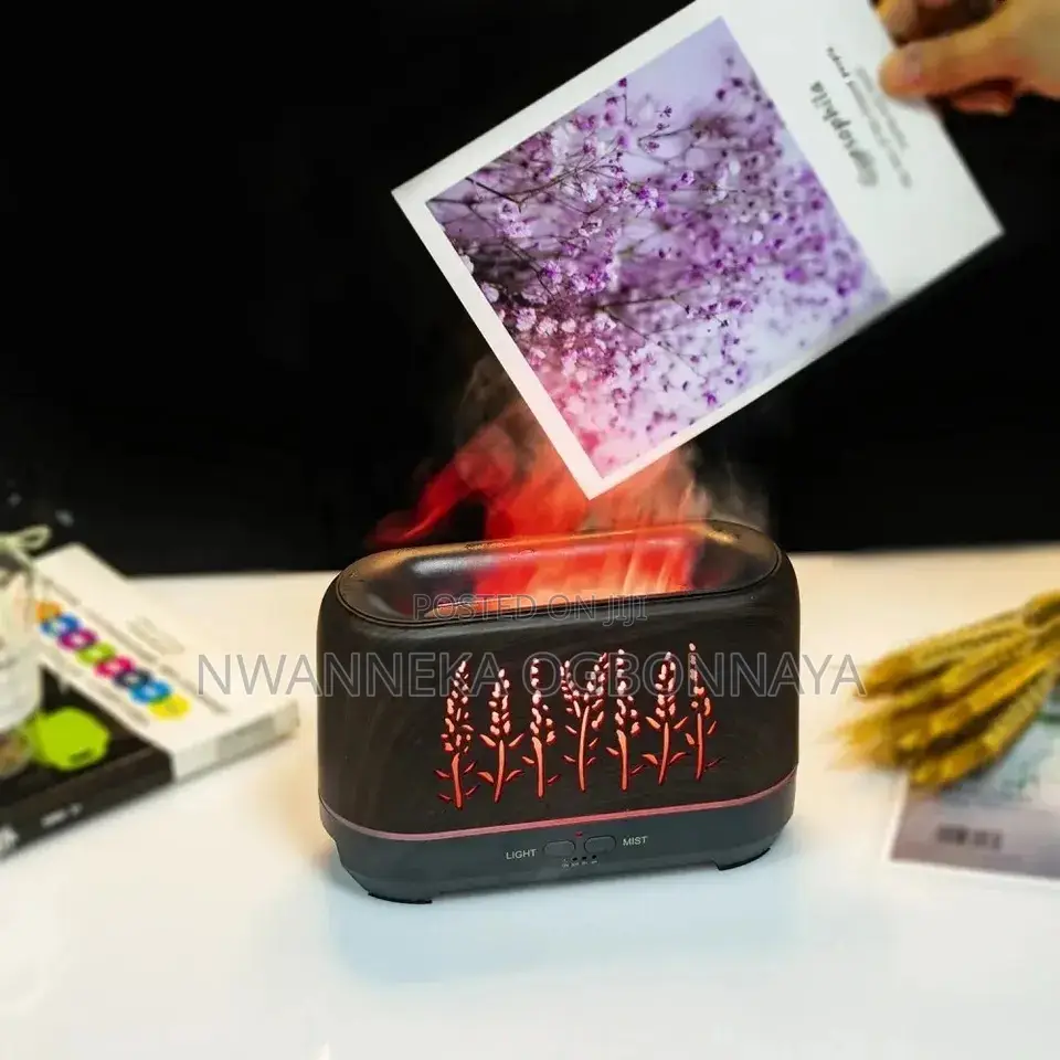 Air Humidifier Flame Aroma Smell Diffuser