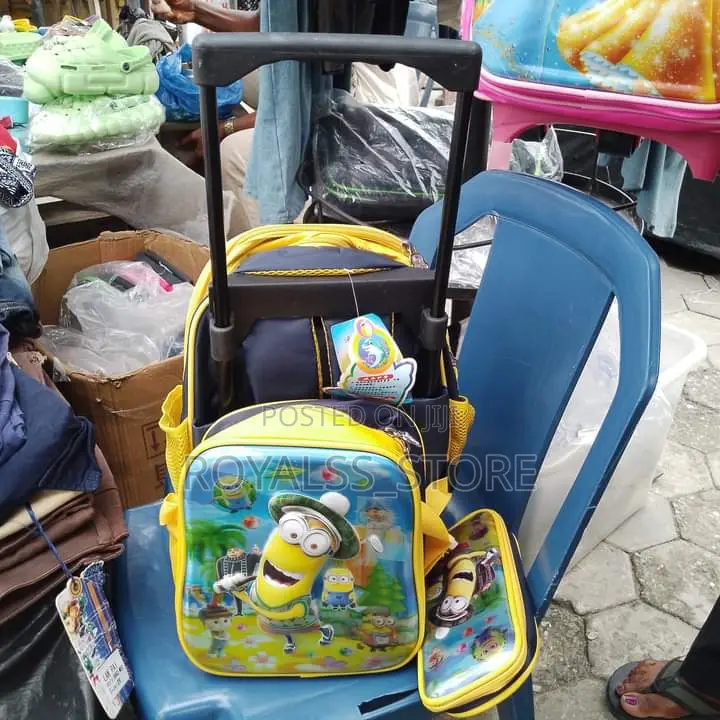 3in1 Trolley Backpack School Bag