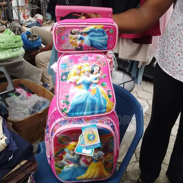 3in1 Trolley Backpack School Bag