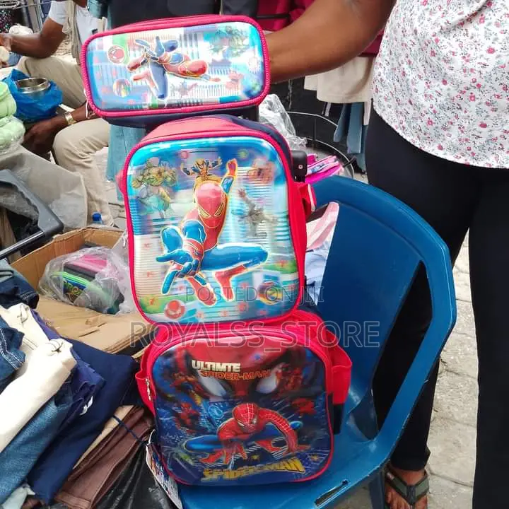 3in1 Trolley Backpack School Bag