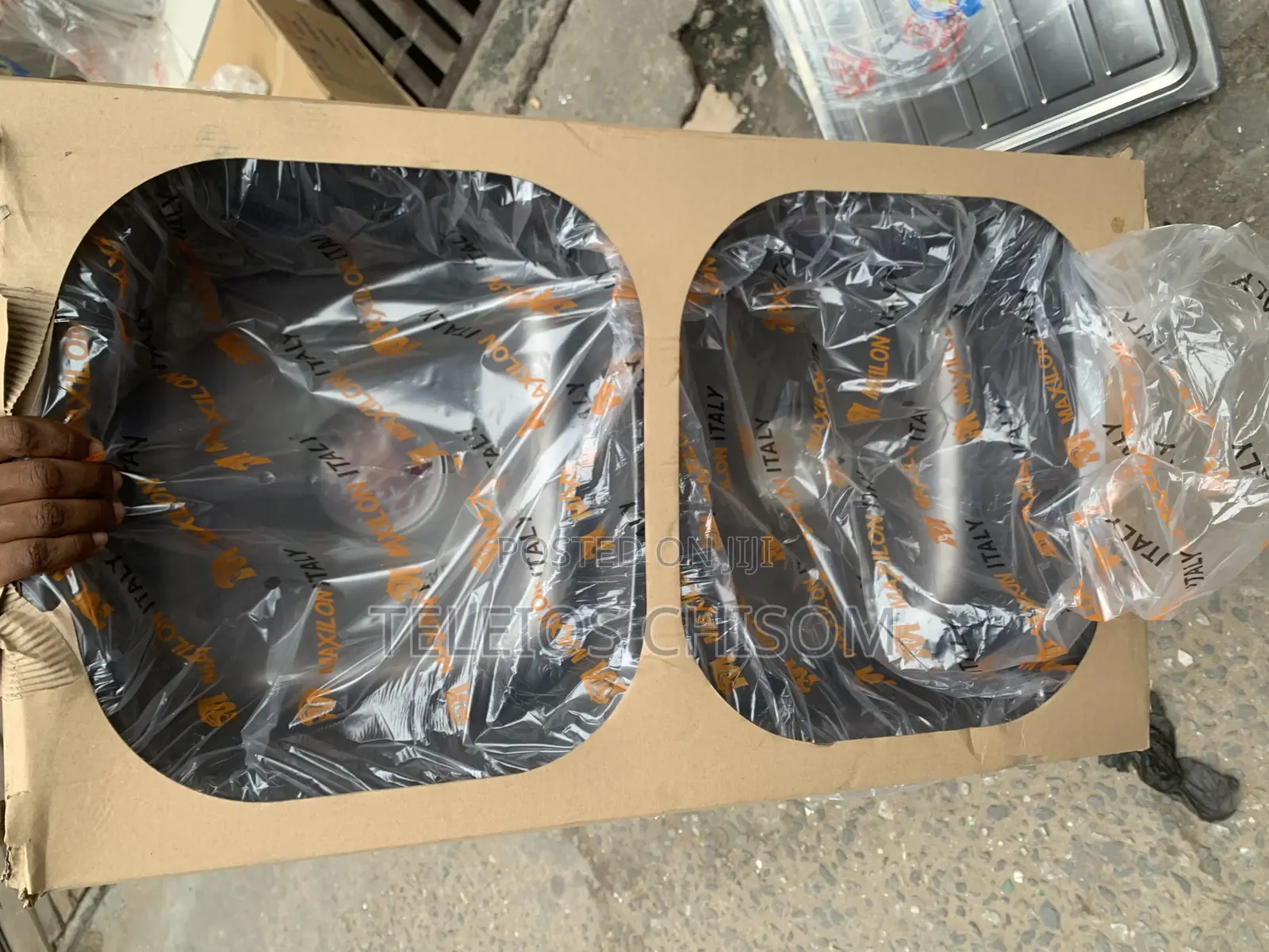 Black Double Bowl Sink