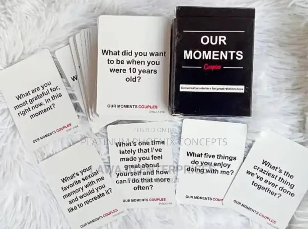 Our Moment Sex Game Card