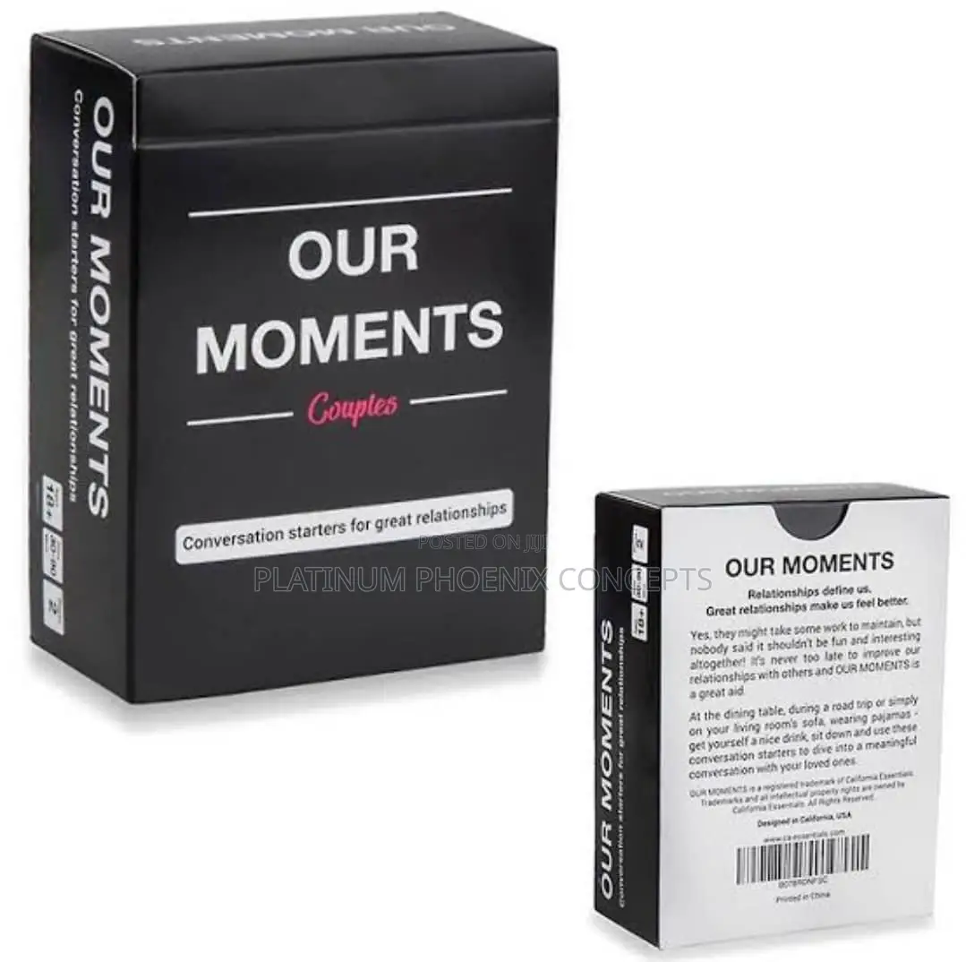 Our Moment Sex Game Card