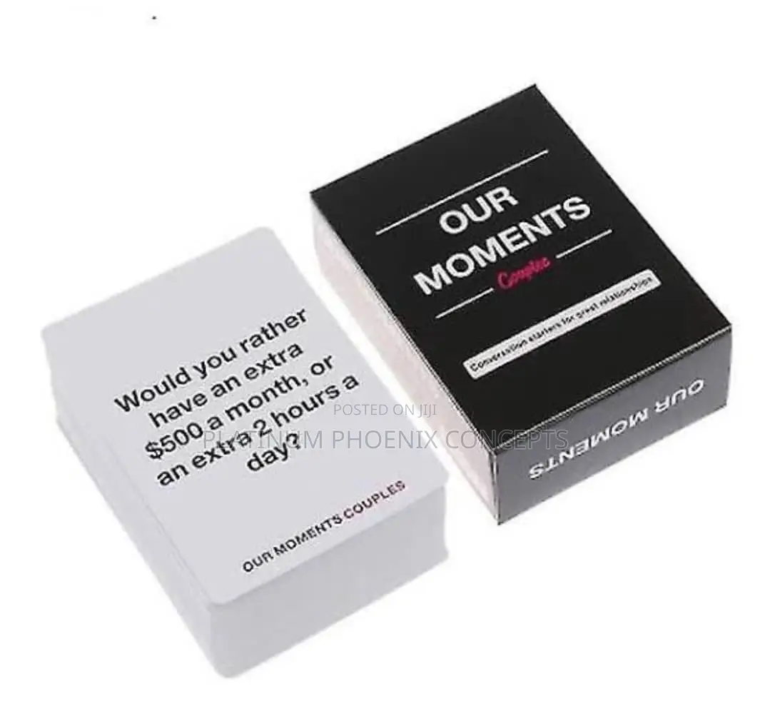 Our Moment Sex Game Card