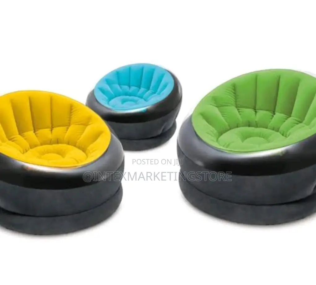 Intex Inflatable Empire Chair ( Yellow, Blue and Green )