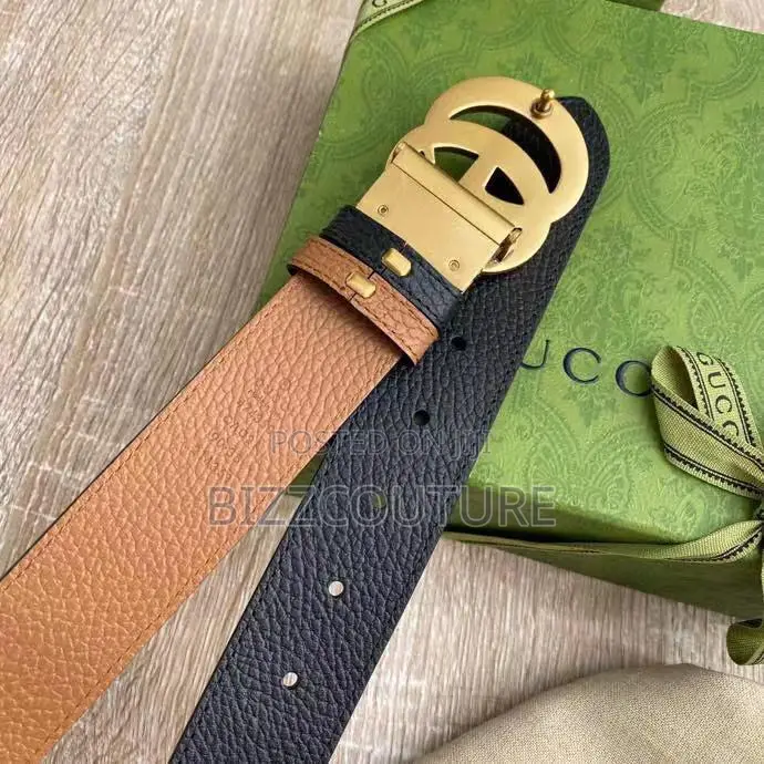Original GUCCI Leather Belts Available in Store