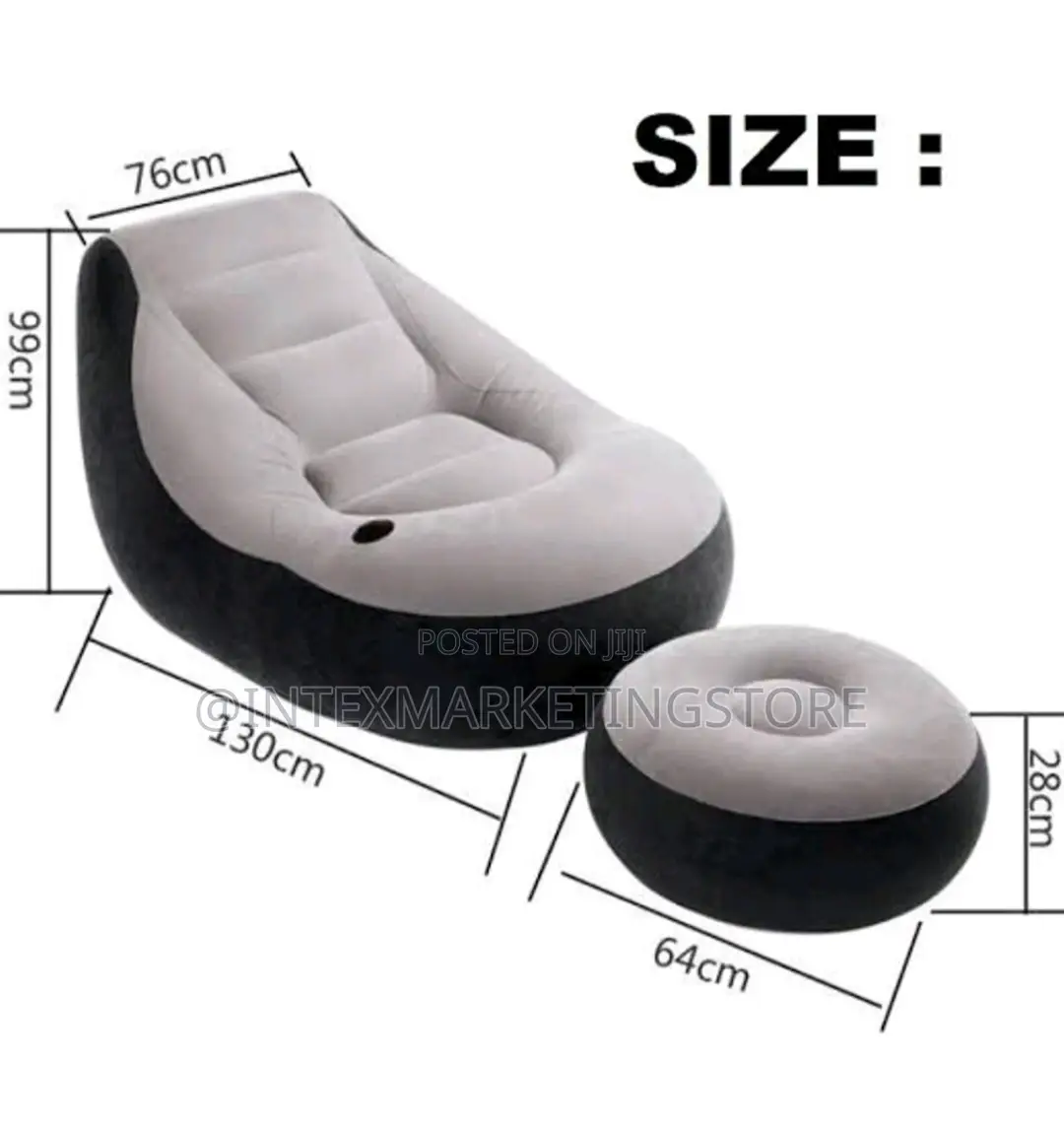 Intex Inflatable Ultra Lounge With Ottoman