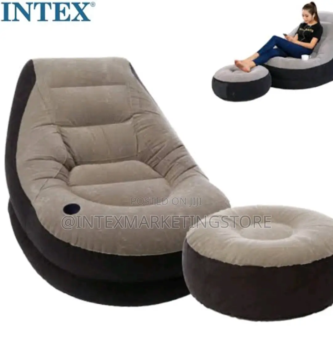 Intex Inflatable Ultra Lounge With Ottoman