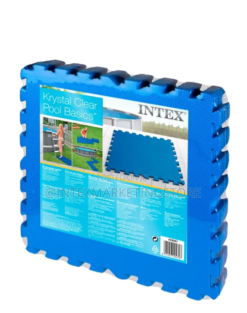 Intex Pool Floor Protector 50x50x1 Cm 8 Pieces