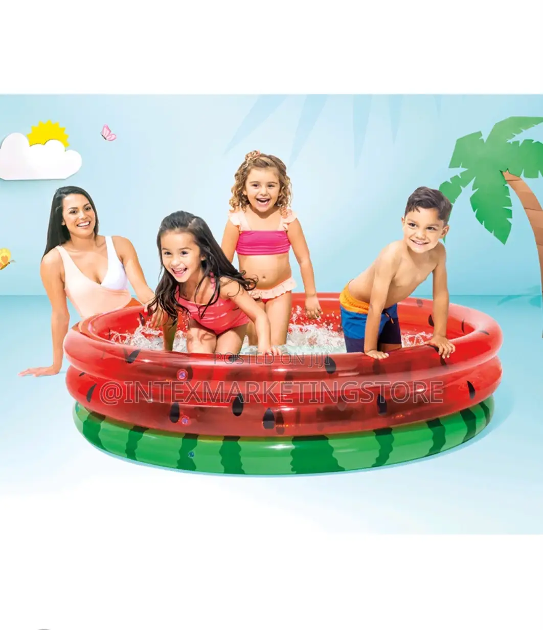 INTEX Watermelon Pool Round for Ages 2 and Up 66" X 15"