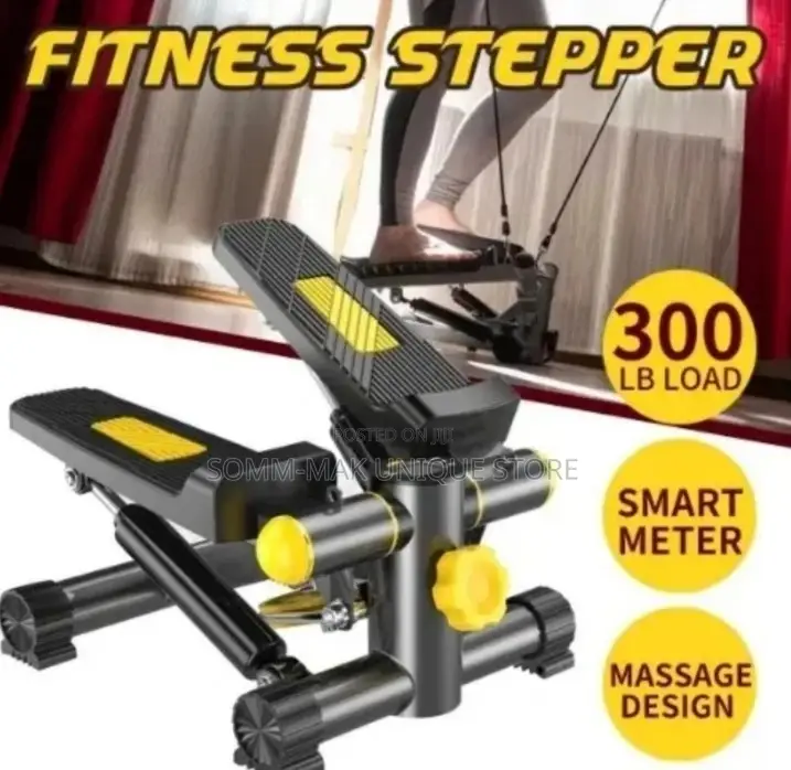 Mini Stepper Counting Exercise Machine With Resistance Band