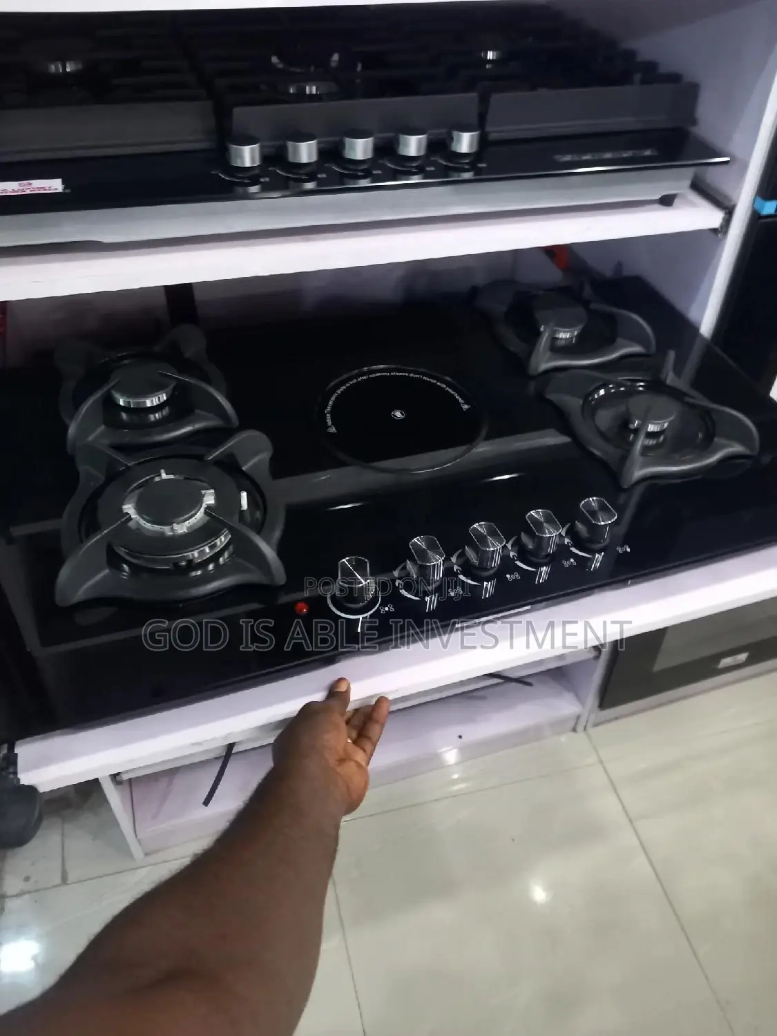 4 Burner Gas L Electric