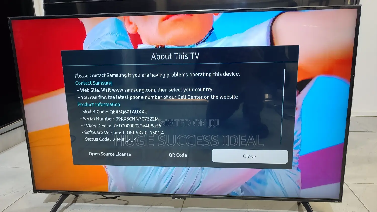 SAMSUNG 43" Smart Ultra HD HDR QLED TV With Bixby, Alexa