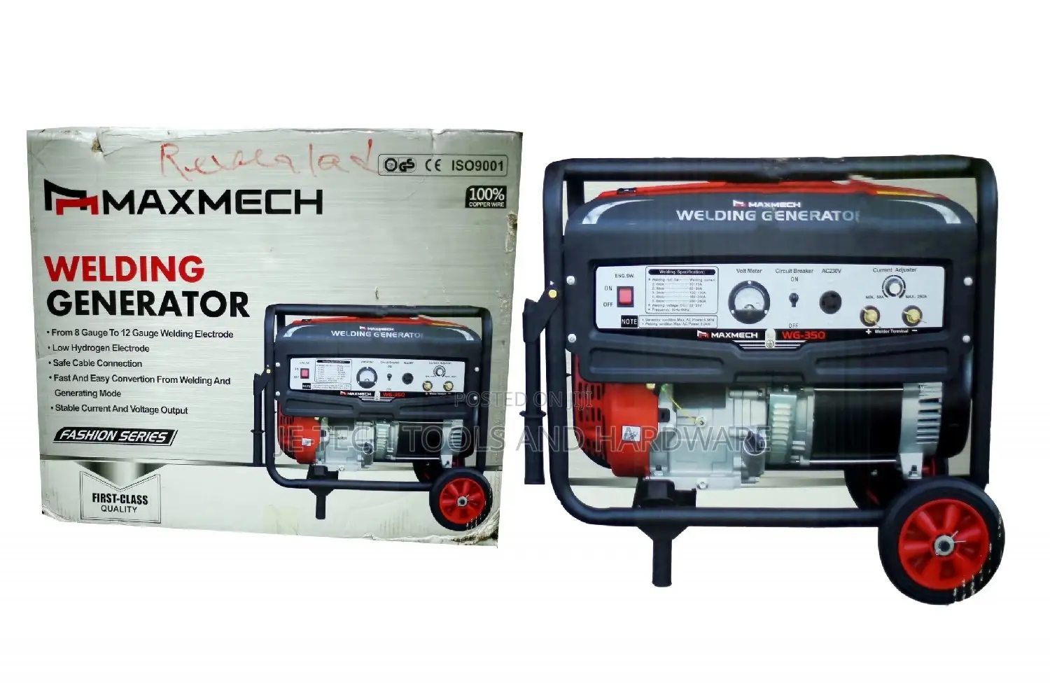Welding Generator Maxmech Start and Weld Wg-350