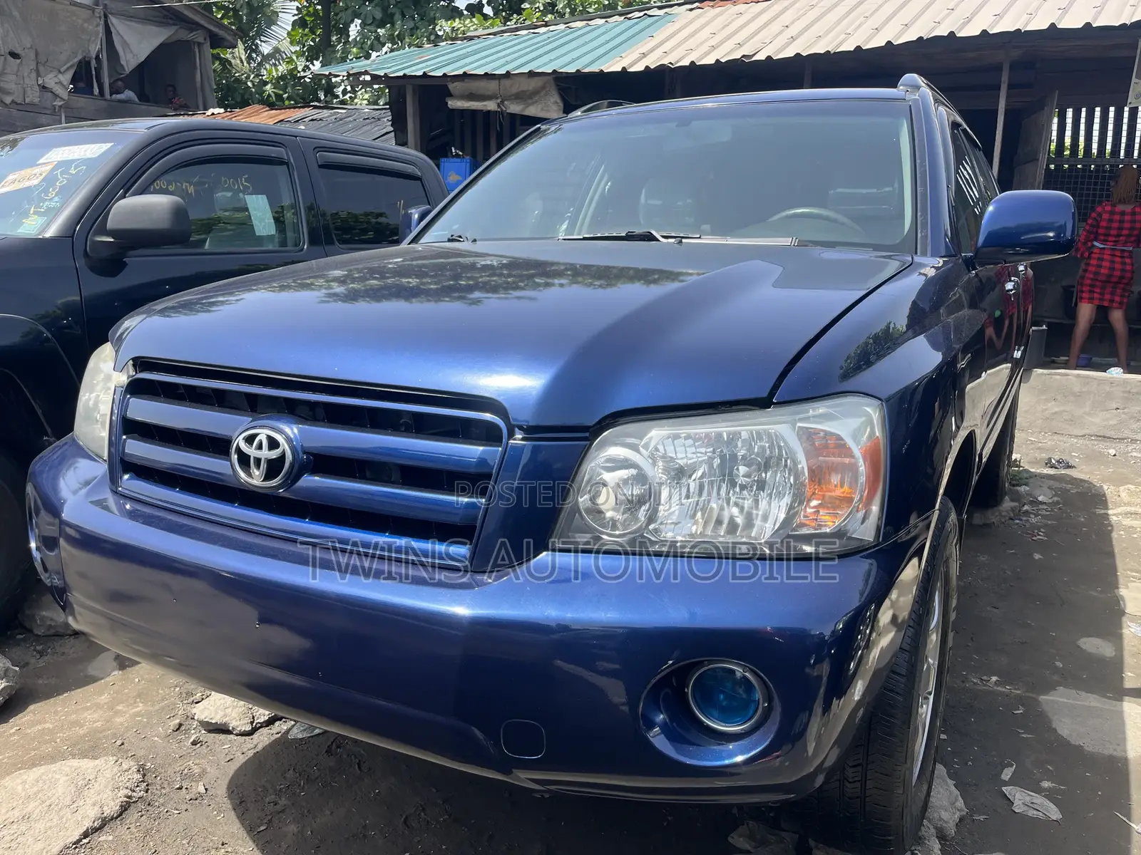 Toyota Highlander Limited V6 2007 Blue