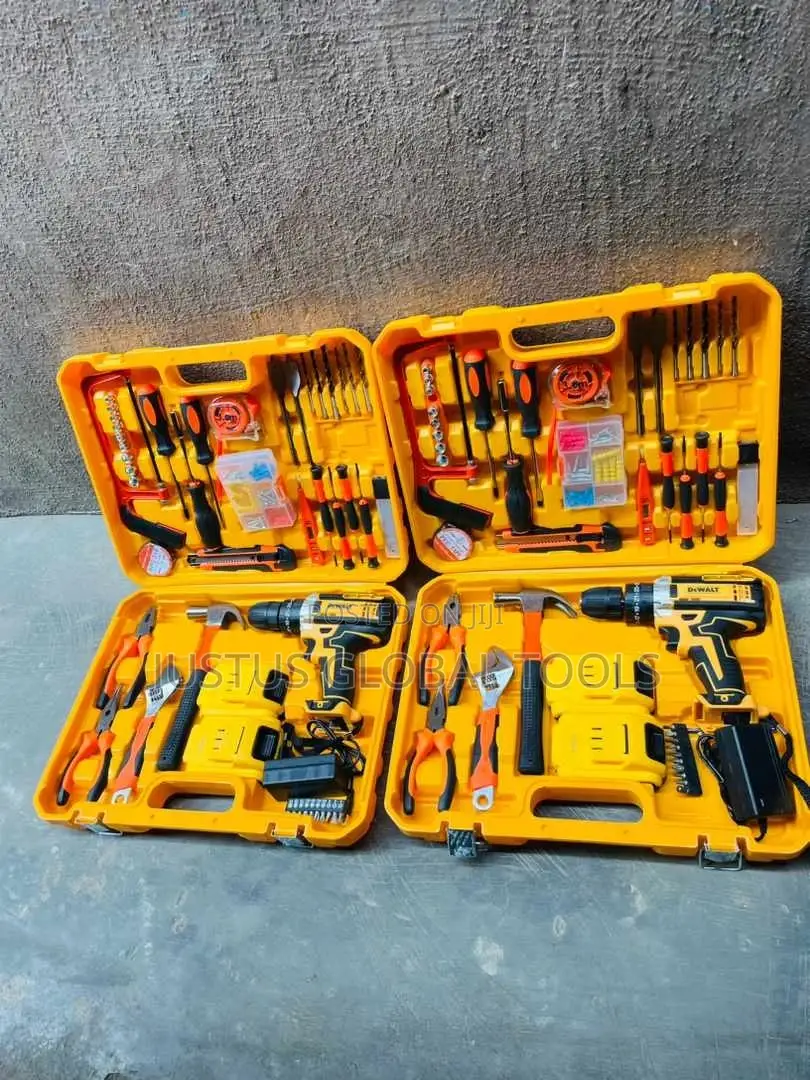 Dewalt Tools Set With Cordless Machine