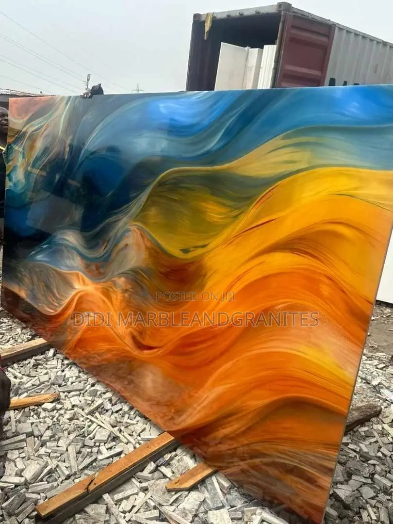 Nano Glass Color Marble for Wall, Staircase, and Countertop.