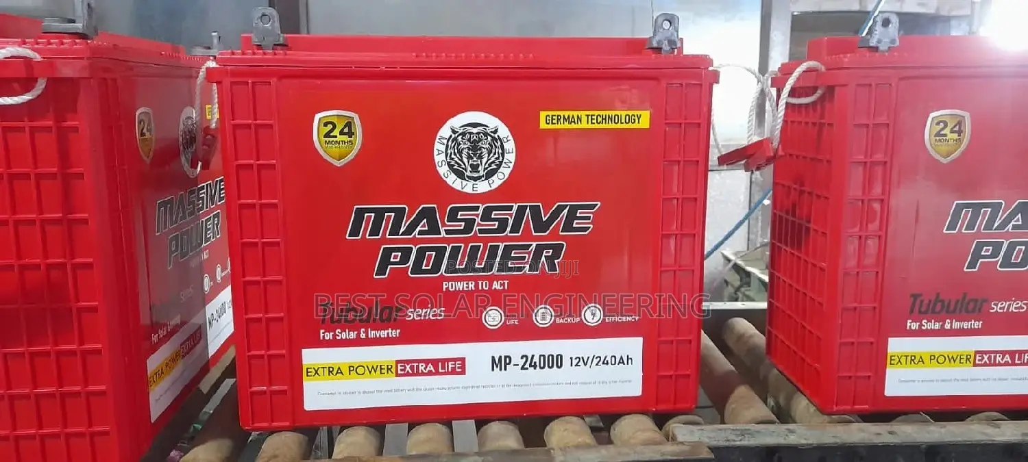 240ah 12v Massive Power Tubular Battery