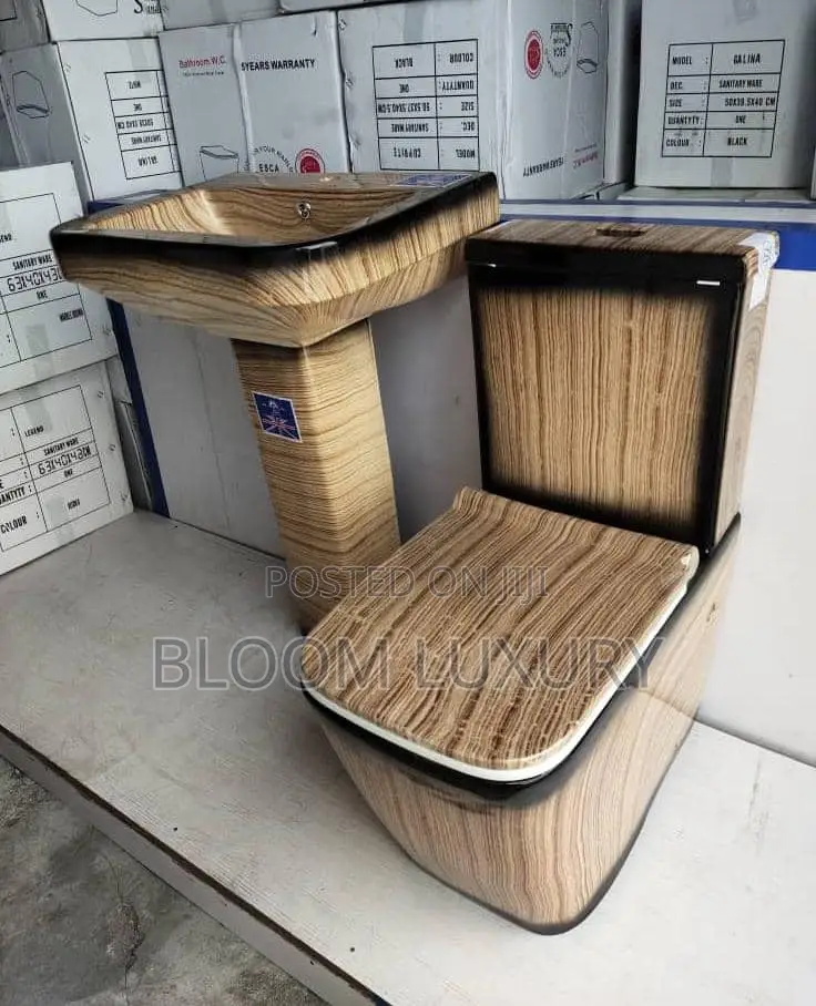 Brown Color Water Closet 