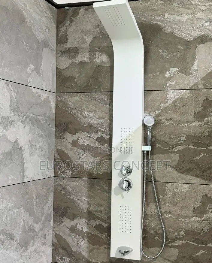White Shower Panel